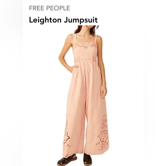 Free People Cotton Jumpsuit - Picture 1 of 16